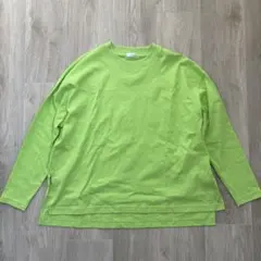 試着のみLOWRYS FARM ローリーズファーム ロンT140-150グリーン