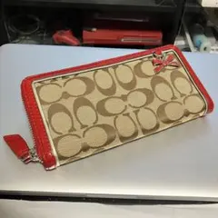 【COACH】 コーチ / ラウンドファスナー 長財布