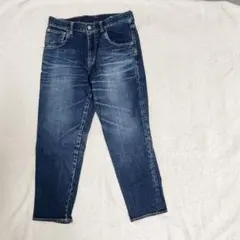 DEEP BLUE ストレッチデニム　アンクル丈テーパードパンツ　M