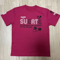 DUARIG SUERTE ピンク サッカーシャツ