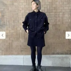 BEAMS ピルグリムサーフサプライ　コーデュロイ台形ミニスカート