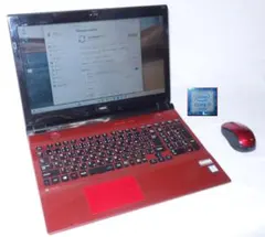 NEC LaVie ノートパソコン レッド Core i7 SSD1TB 16G