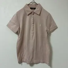 EASTBOY ピンクベージュ ポロシャツ 半袖　9号　Mサイズのサムネイル