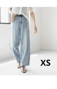 GLOBAL WORK ライトブルー ワイドパンツ XSサイズ