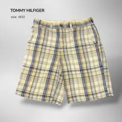 TOMMY HILFIGER チェック ショートパンツ W32ベージュ系のサムネイル