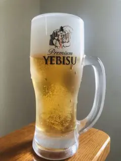 食品サンプル　ビール　サッポロエビス　水滴付き