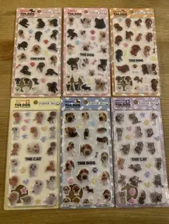 正規品　ぷくぷくジェリーシール THE DOG CAT ぷくぷく　②