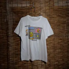 90s なんどすえちゃん キャラクタープリント Tシャツ ホワイト