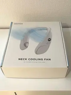 EXCITECH NECK COOLING FAN ホワイト　首かけ　扇風機