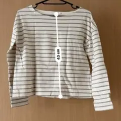 earth ボーダ一 長袖 Tシャツ M