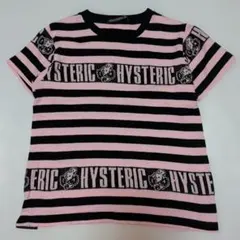 100★ヒステリックミニ★ロゴ＆ミニちゃん刺繍！ボーダーＴシャツ★