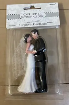 amscan ウェディング ケーキトッパー 新郎新婦
