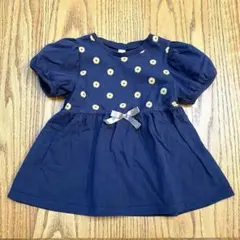 apres les cours パフスリーブTシャツ ネイビー　110cm