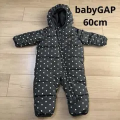 【babyGAP】ベビージャンプスーツ　アウター サイズ3-6M（60） ドット