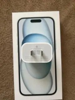 新品未開封　iPhone15 128GB　純正20W USB-C電源アダプタ付