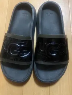 アグ☆サンダル黒23