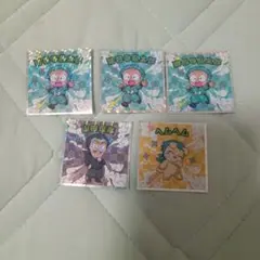 忍たま乱太郎　ファミマ　シール　限定　猪名寺乱太郎　ヘムヘム　山田　5枚　a3