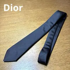 【美品】Dior HOMME ディオール 黒ネクタイのサムネイル