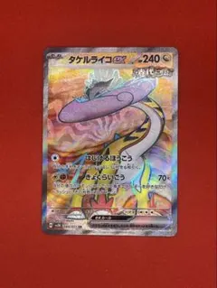 美品　タケルライコex EX SR 089/071 sr ワイルドフォース