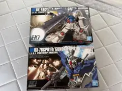 HG GP02Aサイサリス　GP01フルバーニアン ガンプラ2体セット