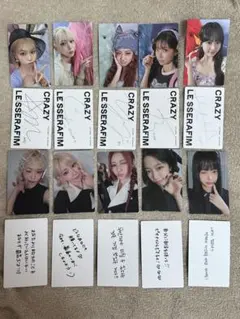 LESSERAFIM CRAZY JP ソロジャケット盤 トレカ コンプリート