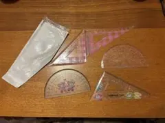 三角定規、分度器セット