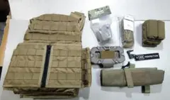 WEEKENDWARRIOR PCハードプレートキャリア TAN EAGLE実物のサムネイル