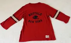 TMT BUFFALO NEW YORK 七分袖カットソー レッド Lのサムネイル