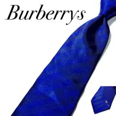 3951✨極美品✨バーバリーズ ネクタイ ヘリンボーン ワンポイント ホースロゴ
