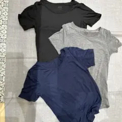 ユニクロ ヒートテック アンダーシャツ 3色セット 100cm~
