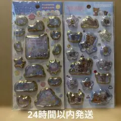 キラッとぷくぷくエアーシール　すみっこぐらし　リラックマ