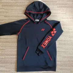 YONEX ヨネックス パーカー S ネイビーネオンオレンジ