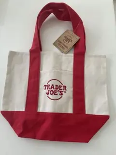 【新品未使用】トレーダージョーズ ミニトートバッグ レッド