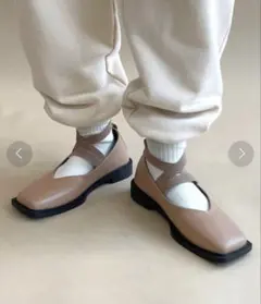 w closet ゴムストラップパンプス　バレエシューズのサムネイル