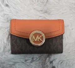 MICHAEL KORS キーケース ブラウン オレンジ