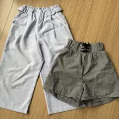 GU パンツ2枚セット　キッズ130cm