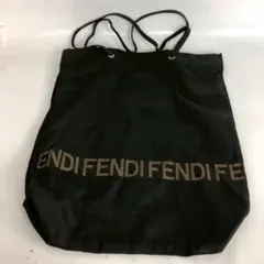 FENDI フェンディ ロゴ ナイロン トートバッグ バッグ ブラック 黒のサムネイル