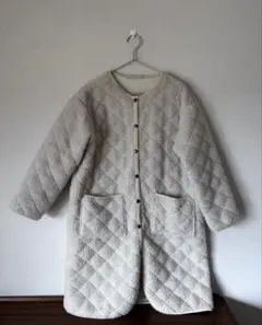 サマンサモスモス　キルティングボアジャケット