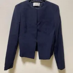 ヒューゴボス　HUGO BOSS ジャケット　レディース　ノーカラー　ネイビーのサムネイル
