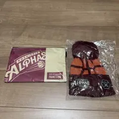 越谷アルファーズ 26-27 ファンクラブ特典セット＆ニット帽(キッズサイズ)