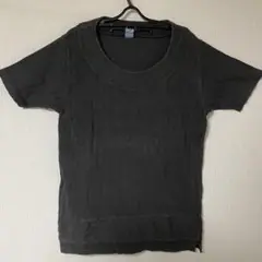 Tシャツ　厚手　チャコールグレー
