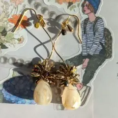 再販不可ハンドメイド　フックピアス