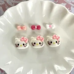 【129】キティ♡ネイルパーツ♡デコパーツ