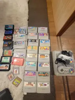 スーパーファミコン ファミコンソフト 本体コード類欠品