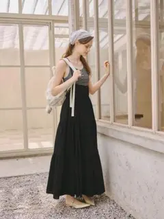 るい LAVANDA ラバンダ 宇野実彩子 ティアードキャミワンピース