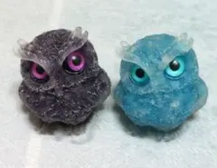 天然石 フクロウ 置物 オマケ付き