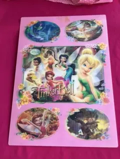 Disney Tinker Bell 3D 立体型下敷き　若干一部に汚れがあり。のサムネイル