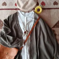 【新品】Vネックゆったり～コットンカーディガン♡SM2ニコアンドサンバレー好き♪