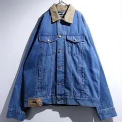 変形デザイン デニム トラッカージャケット コットン ボックス 