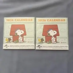 2026 CALENDAR スヌーピー 2冊セット